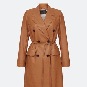 NWT Acec Les Files Vegan Leather Trench